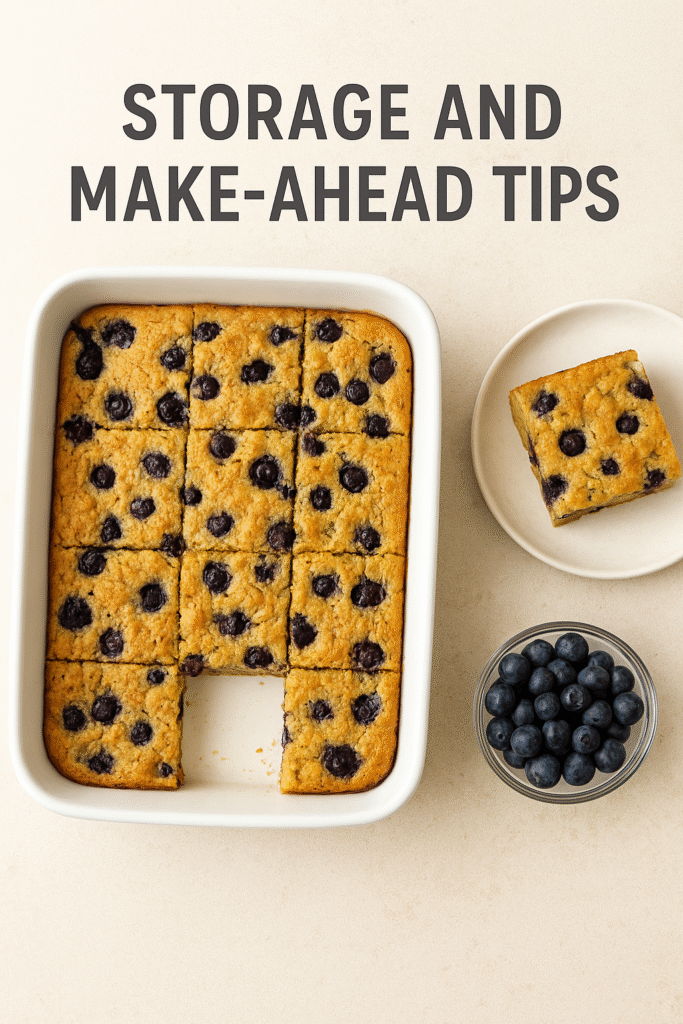 Blueberry Cottage Cheese Breakfast Bake